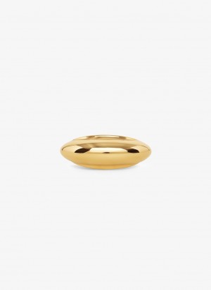 Alaia Bumper Small Haarschmuck Damen Gold Österreich | Y2B-2960