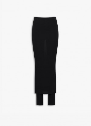 Alaia Fluid Skirts Hose Damen Schwarz Österreich | U2U-2911