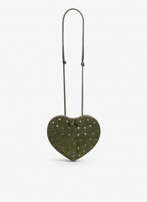 Alaia Le Cœur Heart Bag Damen Grün Österreich | J8K-0618