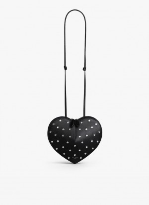 Alaia Le Cœur Heart Bag Damen Schwarz Österreich | K9B-9941