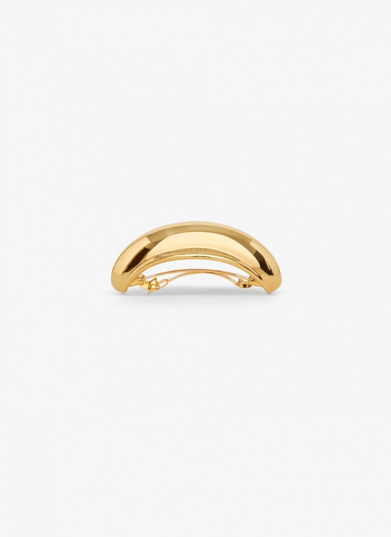 Alaia Bumper Small Haarschmuck Damen Gold Österreich | Y2B-2960