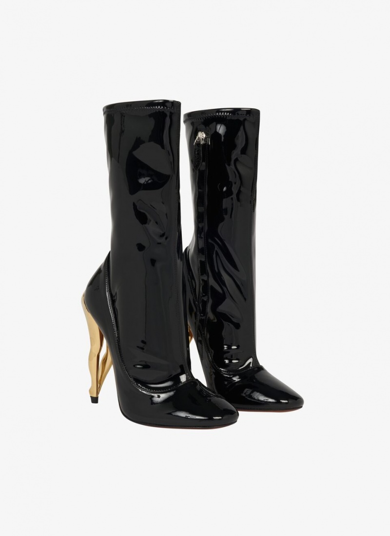 Alaia Cabaret Stiefel Damen Gold Österreich | G5H-6948