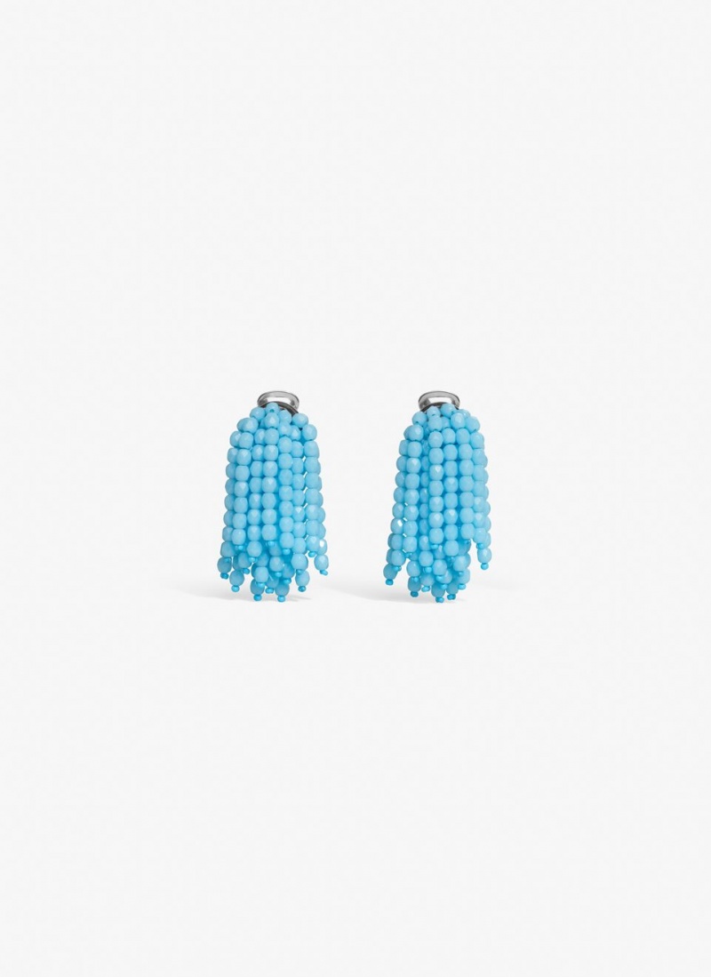 Alaia Fireworks Small Ohrringe Damen Blau Österreich | V5N-3312