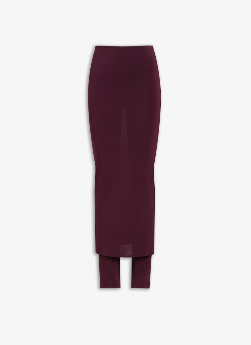 Alaia Fluid Skirts Hose Damen Bordeaux Österreich | W3A-2876