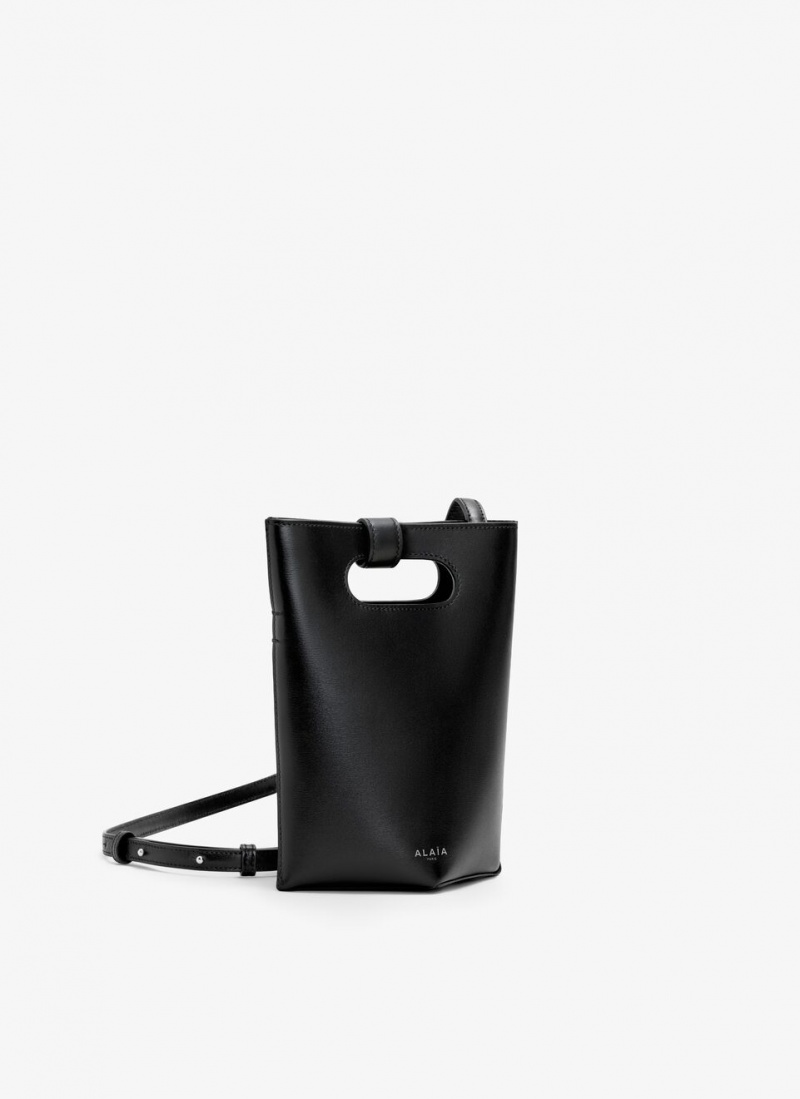 Alaia Folded Small Handtaschen Damen Schwarz Österreich | M7N-6409