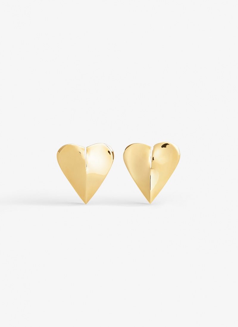 Alaia Heart Ohrringe Damen Gold Österreich | T2D-0241