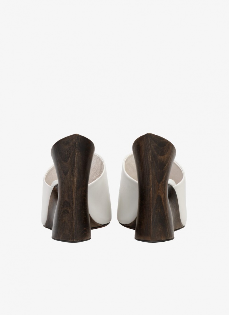 Alaia La Sculpture Mules Damen Off-white Österreich | O5I-0312