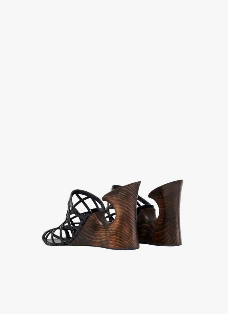 Alaia La Sculpture Mules Damen Schwarz Österreich | G9Z-1706