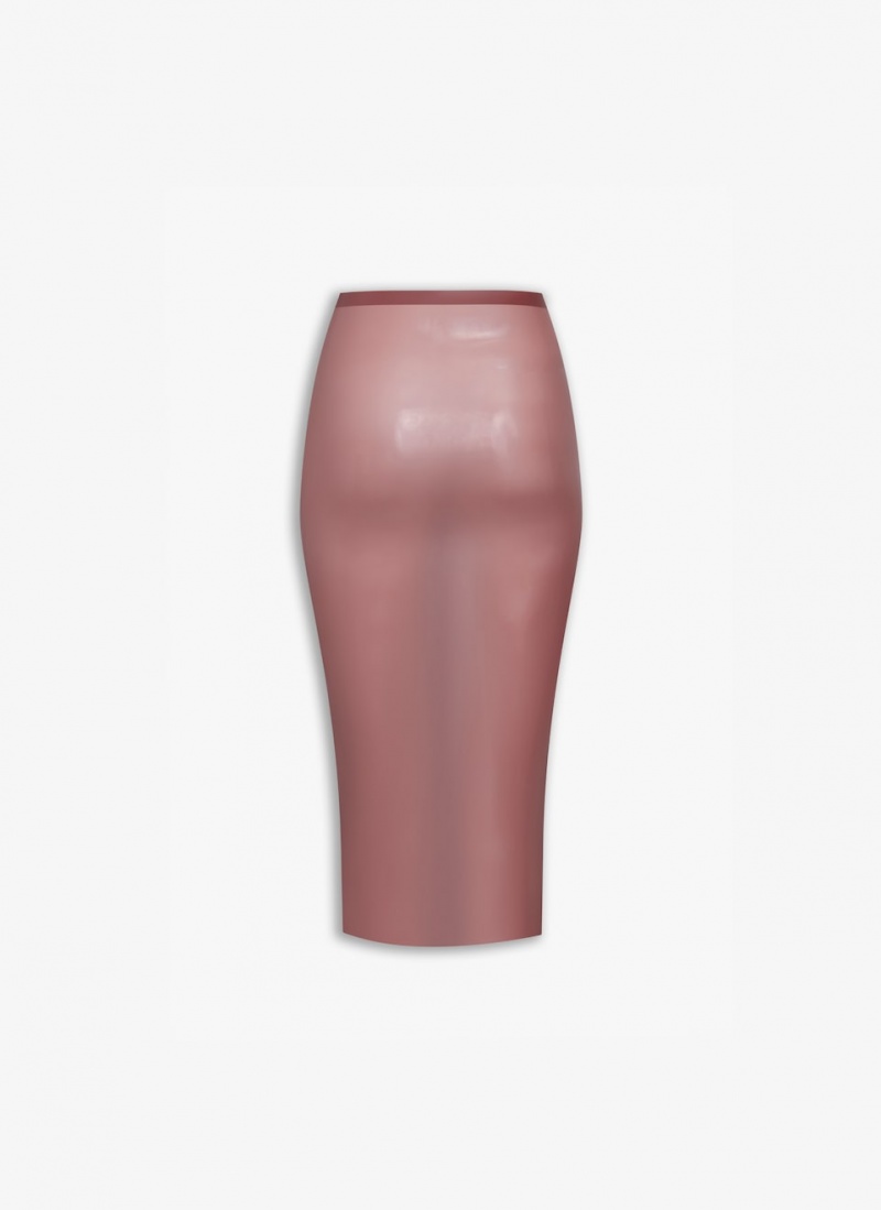 Alaia Latex Pencil Röcke Damen Rosa Österreich | R6F-0472