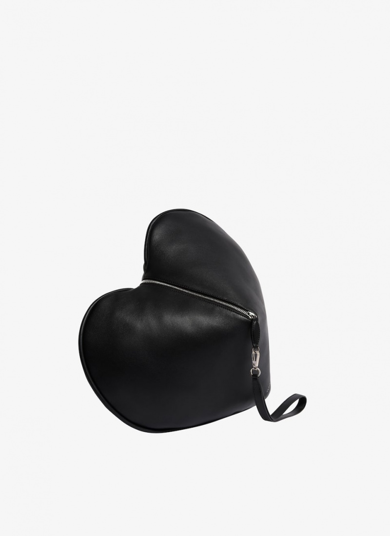 Alaia Le Coeur Soft Pouch Unterarmtasche-Taschen Damen Schwarz Österreich | O6R-6388