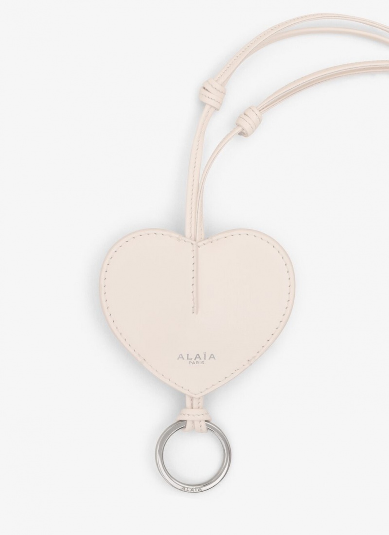 Alaia Le Cœur Bell Key Holder Geldbörse Damen Nude Österreich | H3D-9940