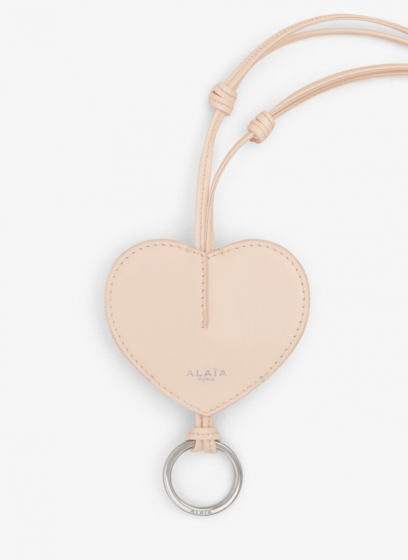 Alaia Le Cœur Bell Schlüsselhalter Damen Nude Österreich | C6X-8244