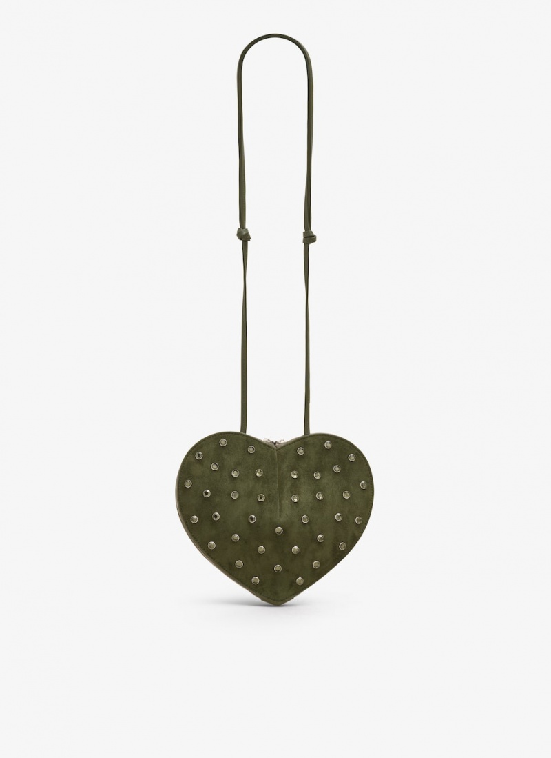 Alaia Le Cœur Heart Bag Damen Grün Österreich | J8K-0618