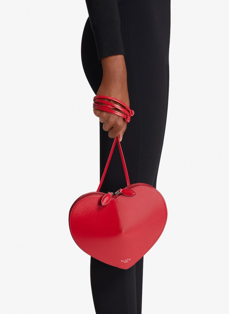 Alaia Le Cœur Heart Bag Damen Rot Österreich | L5M-1835