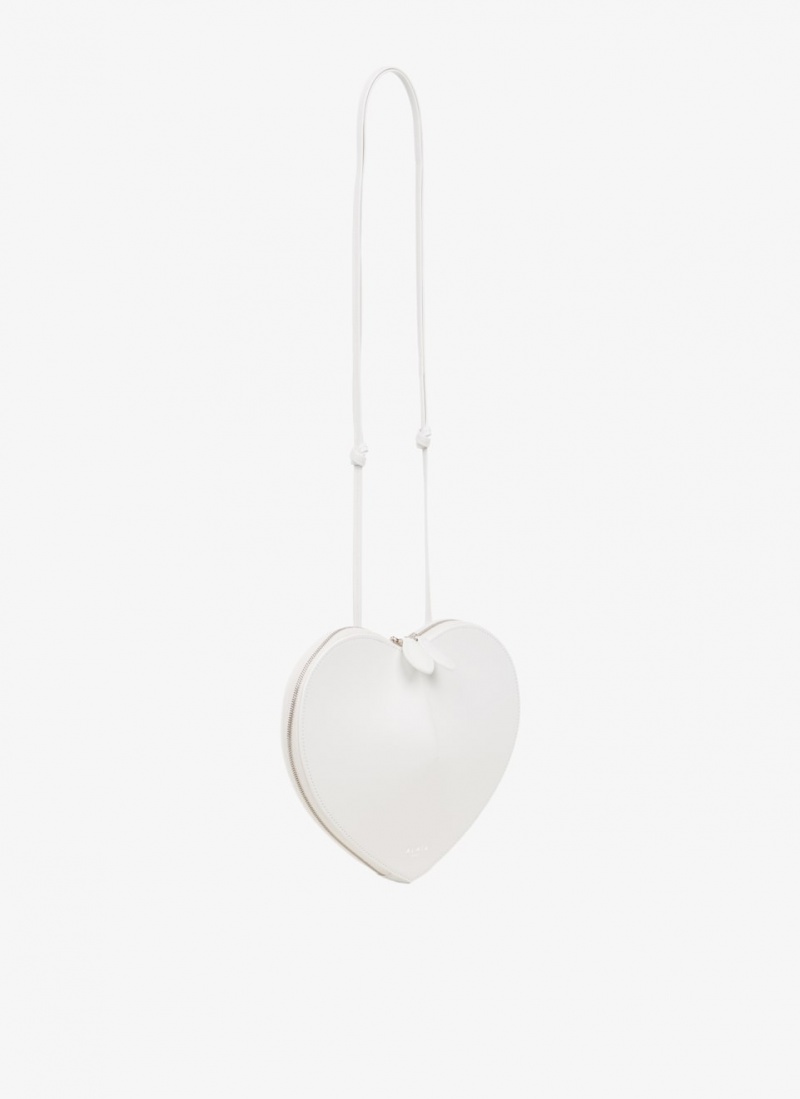 Alaia Le Cœur Heart Bag Damen Weiß Österreich | R2T-9665