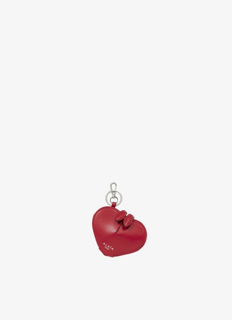 Alaia Le Cœur Coin Purse Geldbörse Damen Rot Österreich | M0Q-7636