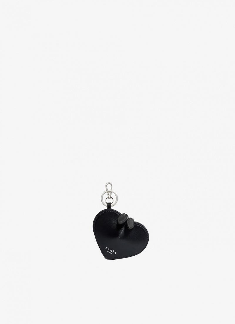 Alaia Le Cœur Coin Purse Geldbörse Damen Schwarz Österreich | W3V-5641