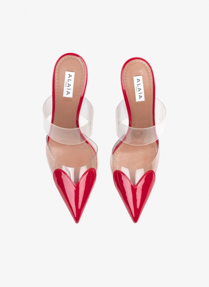 Alaia Le Cœur Mules Damen Rot Österreich | S3V-4120