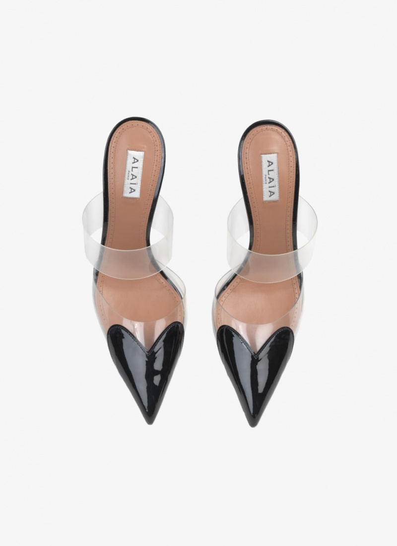 Alaia Le Cœur Mules Damen Schwarz Österreich | B5F-3954