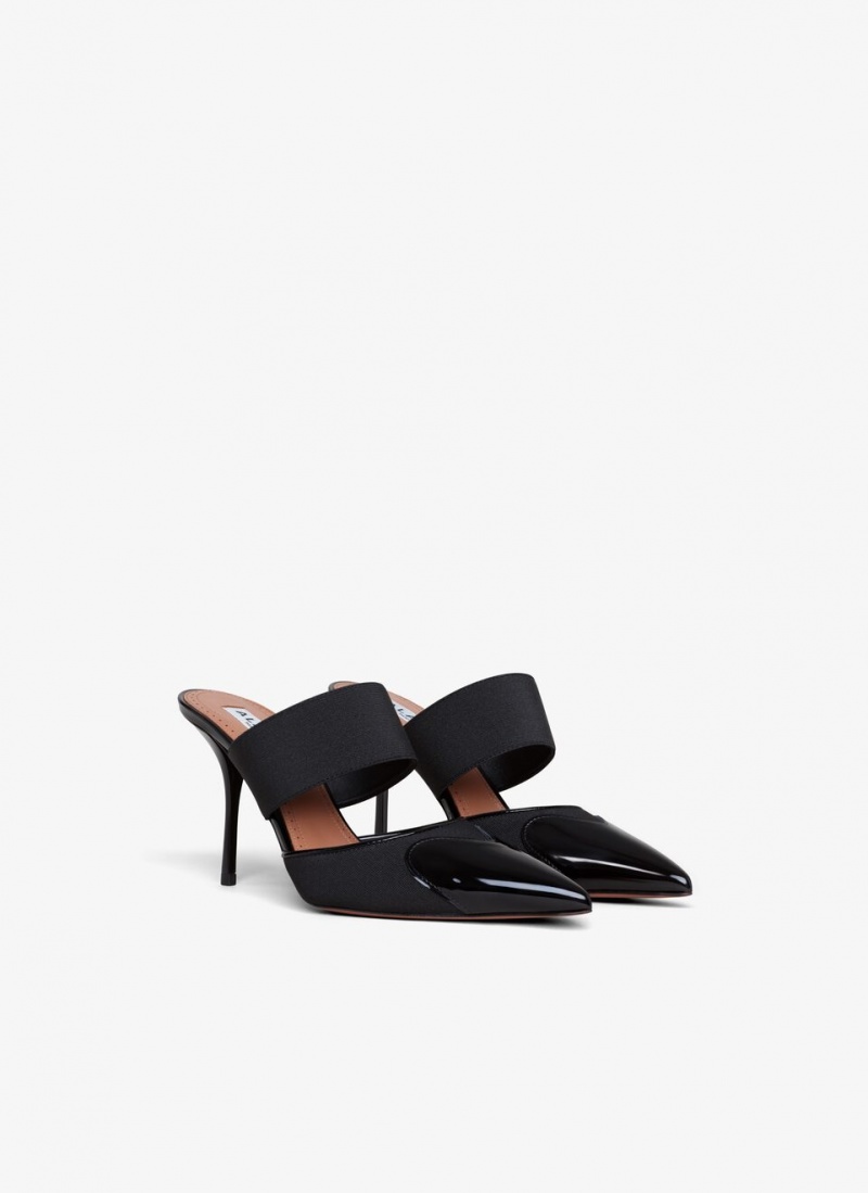 Alaia Le Cœur Mules Damen Schwarz Österreich | L0E-9957