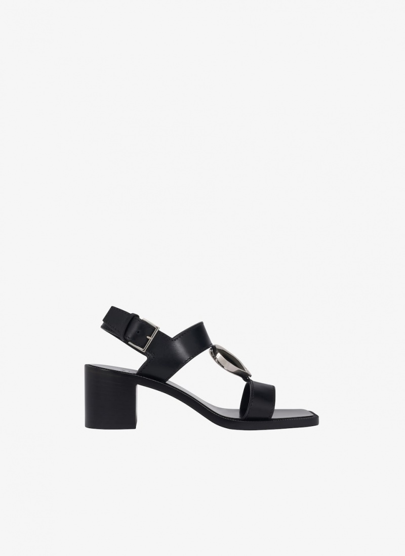 Alaia Le Cœur Sandalen Damen Schwarz Österreich | R1V-9350