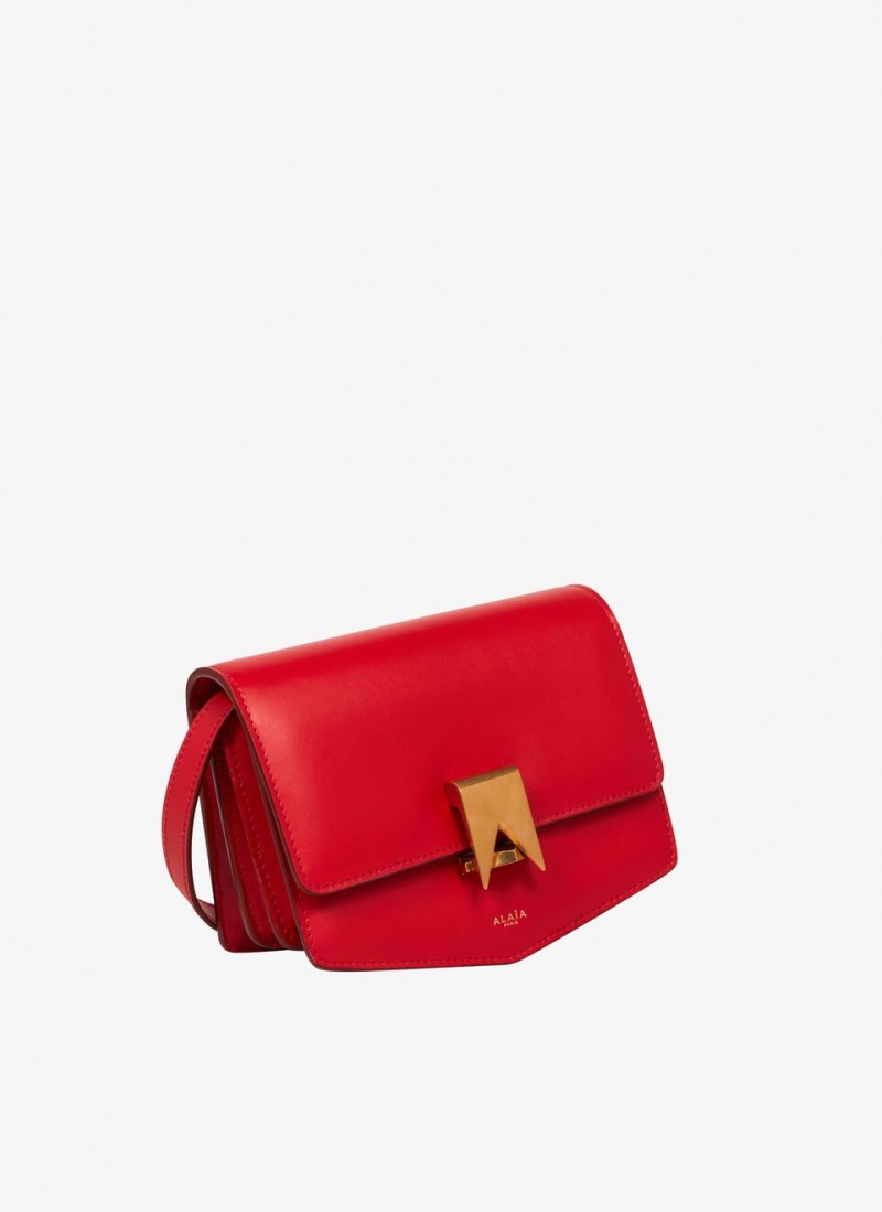 Alaia Le Papa Small Schultertasche Damen Rot Österreich | L9N-8084