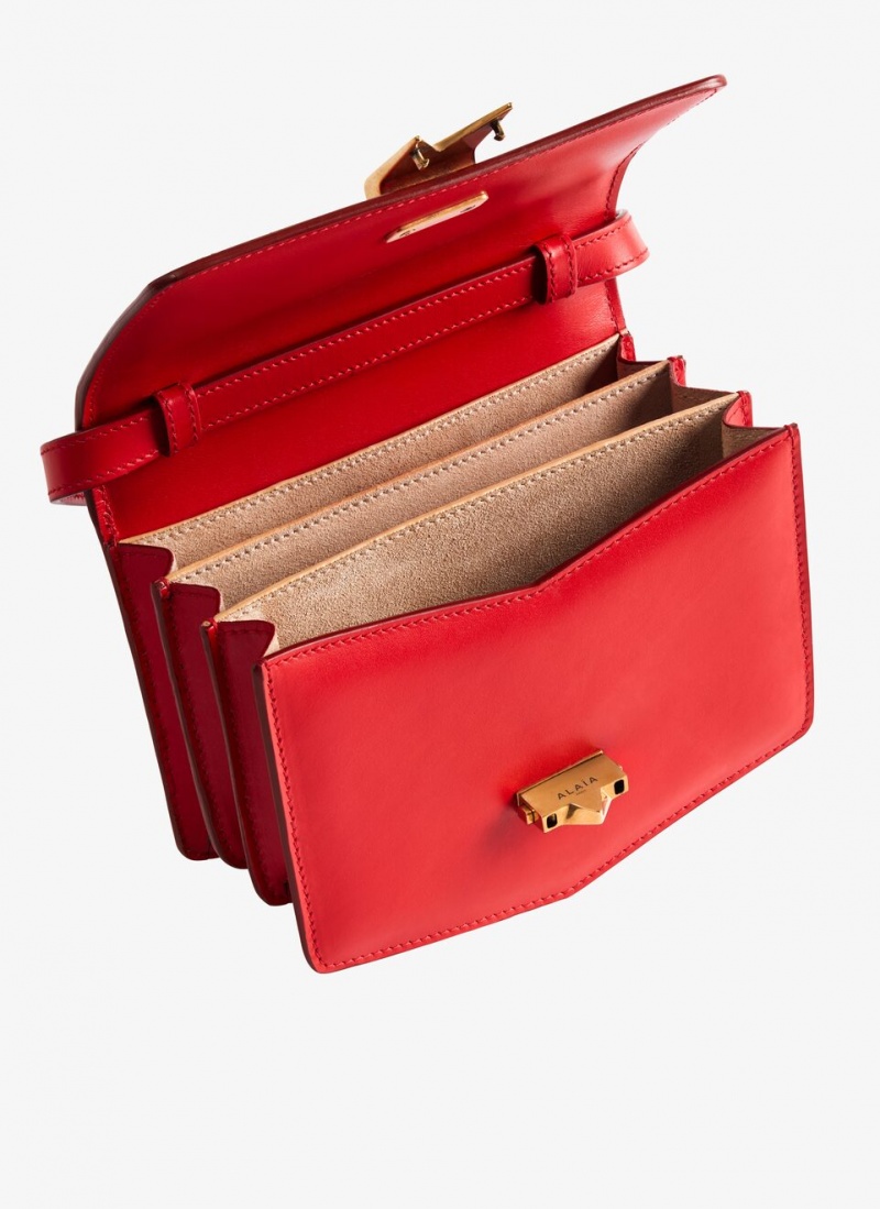 Alaia Le Papa Small Schultertasche Damen Rot Österreich | L9N-8084