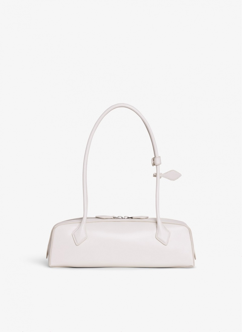 Alaia Le Teckel Medium Schultertasche Damen Ivory Österreich | P8A-2915