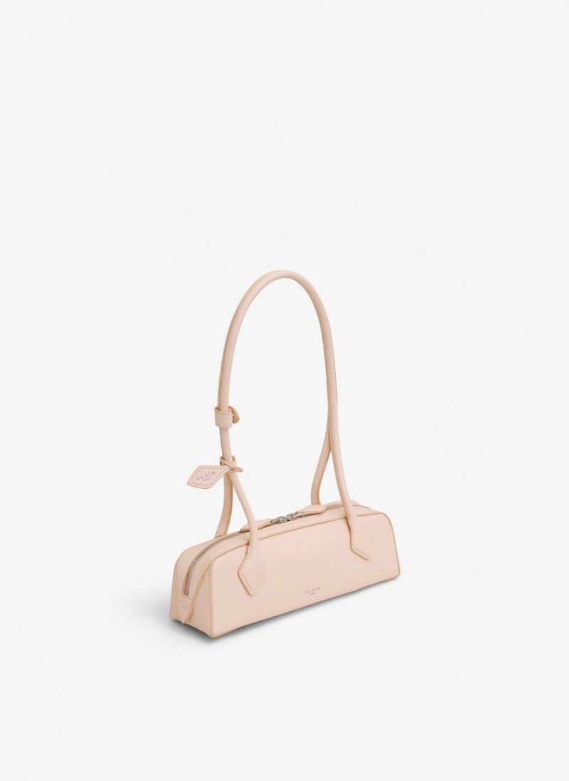 Alaia Le Teckel Small Schultertasche Damen Nude Österreich | C4P-5235