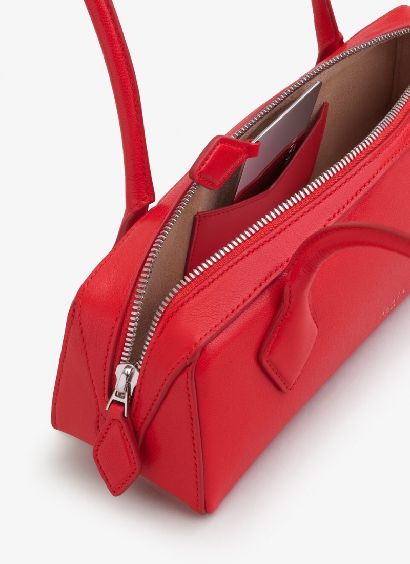 Alaia Le Teckel Small Schultertasche Damen Rot Österreich | U0T-4732