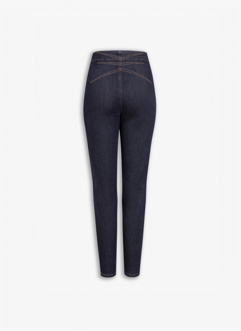 Alaia Legging Hose Damen Blau Österreich | Y7K-2703