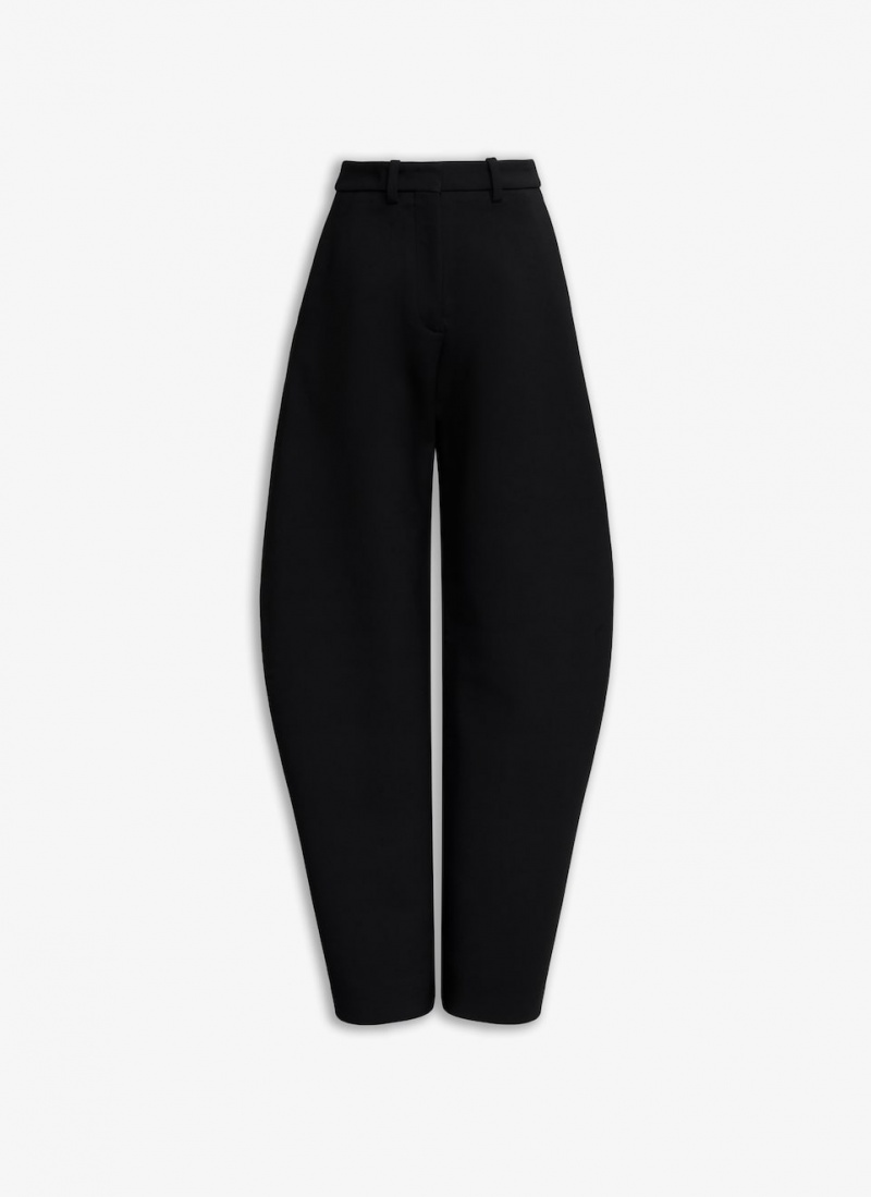 Alaia Round Wools Hose Damen Schwarz Österreich | N5Y-5696