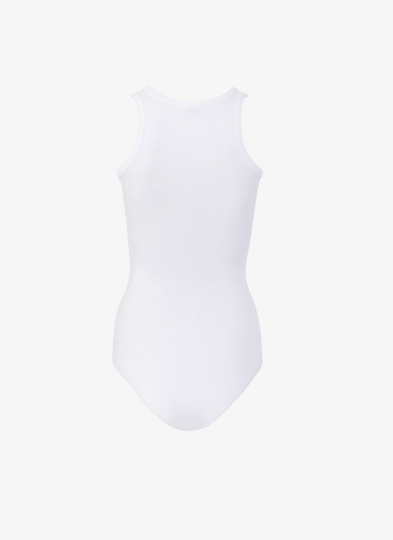 Alaia Tank Body Bodys Damen Weiß Österreich | I9R-9530