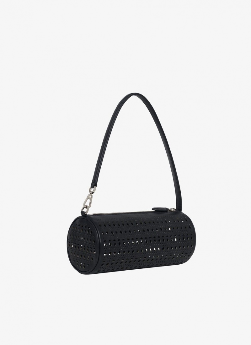 Alaia Tube Schultertasche Damen Schwarz Österreich | U3V-3369